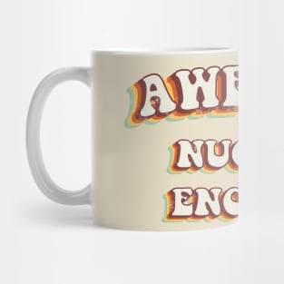 Awesome Nuclear Engineer - Groovy Retro 70s Style Mug